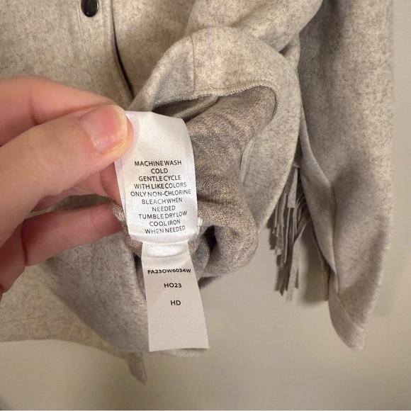 Flag & Anthem Arley Fringe Jacket Women’s Large Button Snap Front Western Boho - Picture 7 of 10